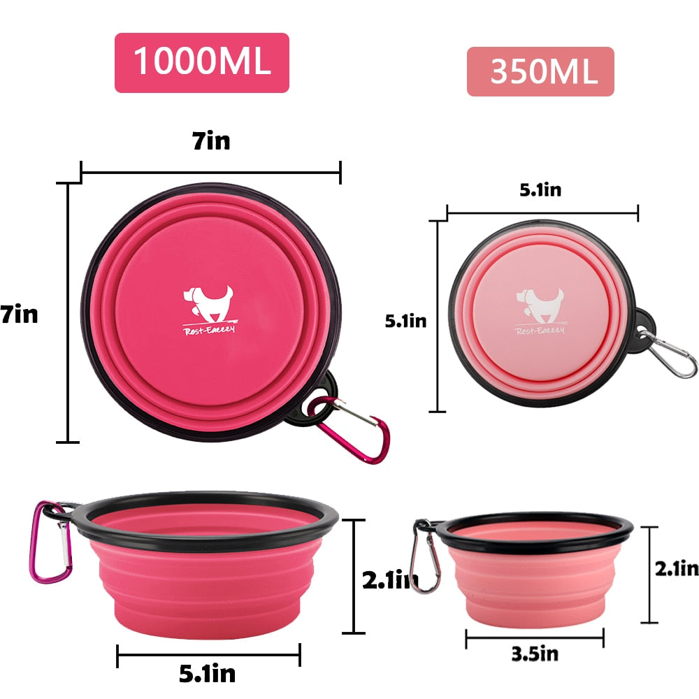 Furbaby Collapsible Dog Bowls for Travel