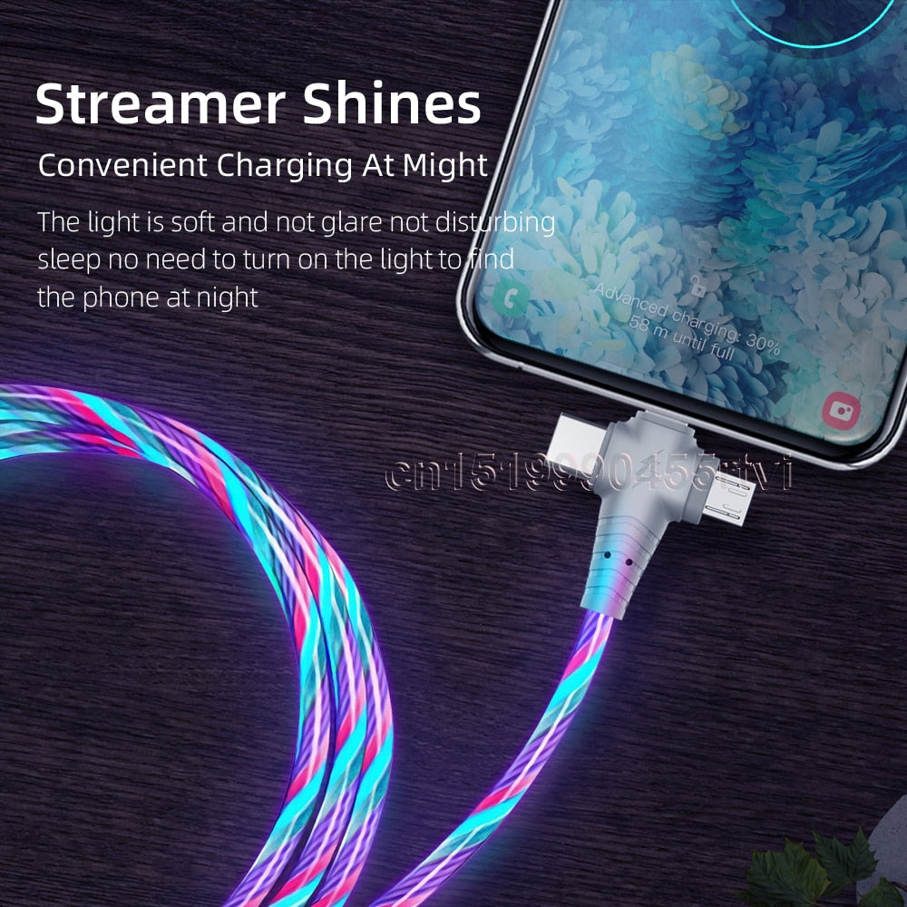 3in1 Flow Luminous Lighting usb cable