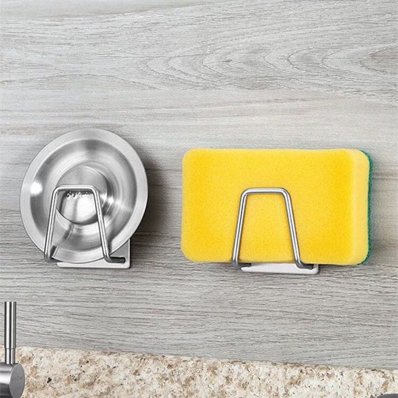 Kitchen Sink Sponges Holder Self Adhesive