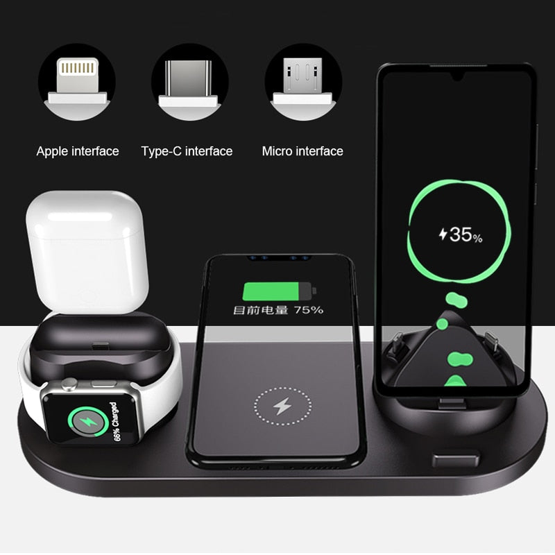 Wireless Charger 6 in 1