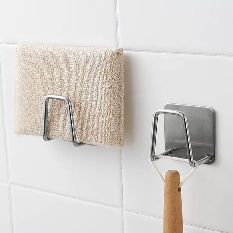 Kitchen Sink Sponges Holder Self Adhesive