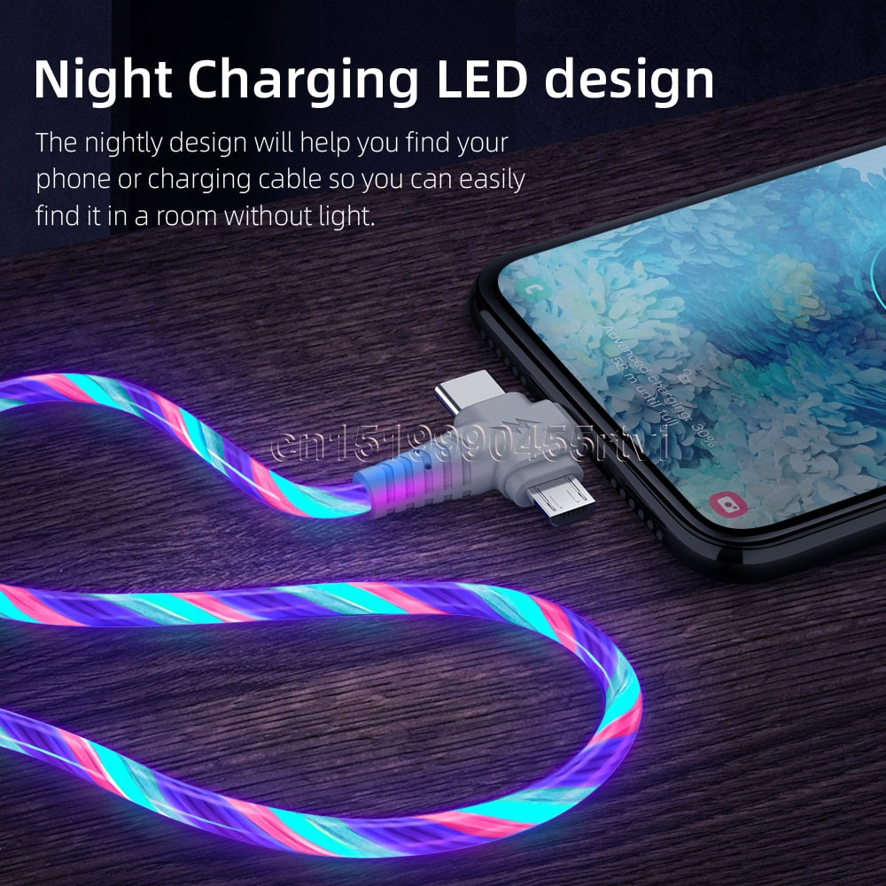 3in1 Flow Luminous Lighting usb cable