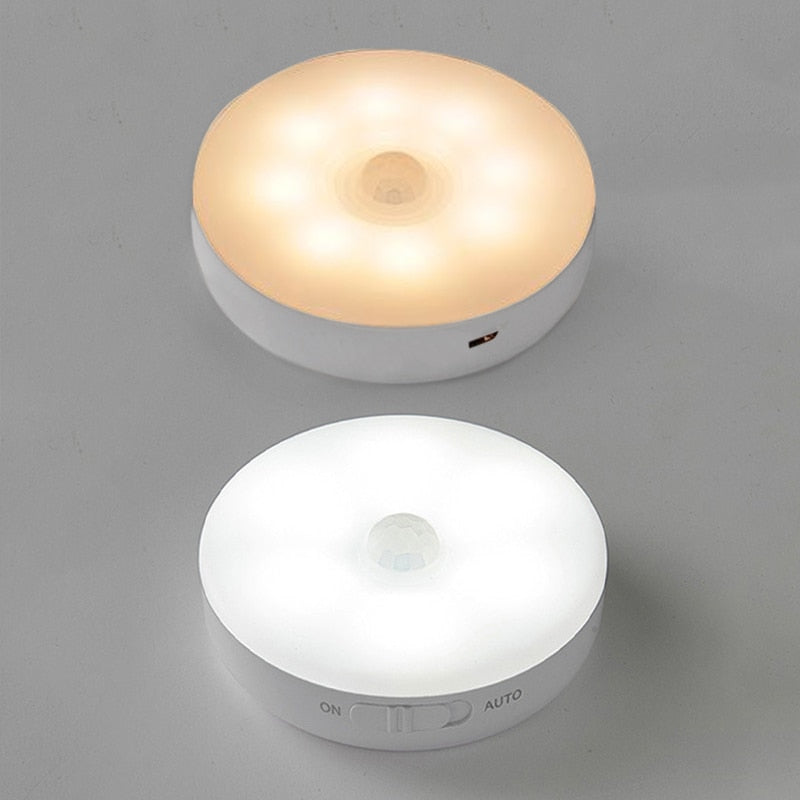 LED Rechargeable PIR Motion Sensor Night Lights