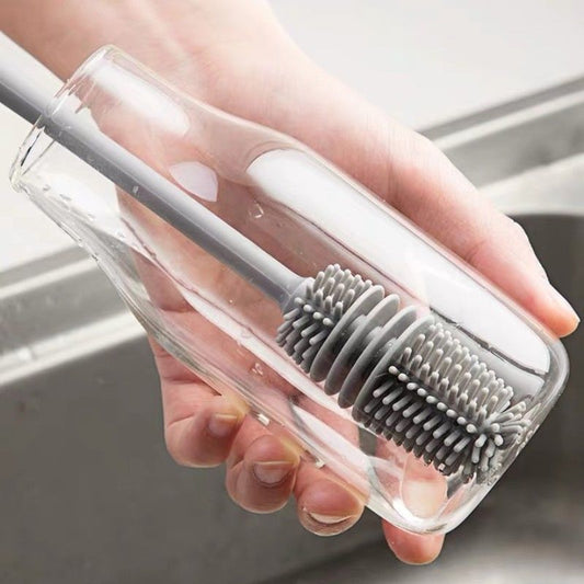 Silicone Brush Cup Scrubber Glass Cleaner