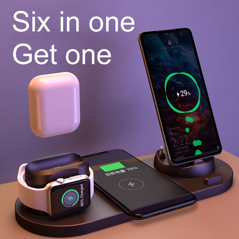 Wireless Charger 6 in 1