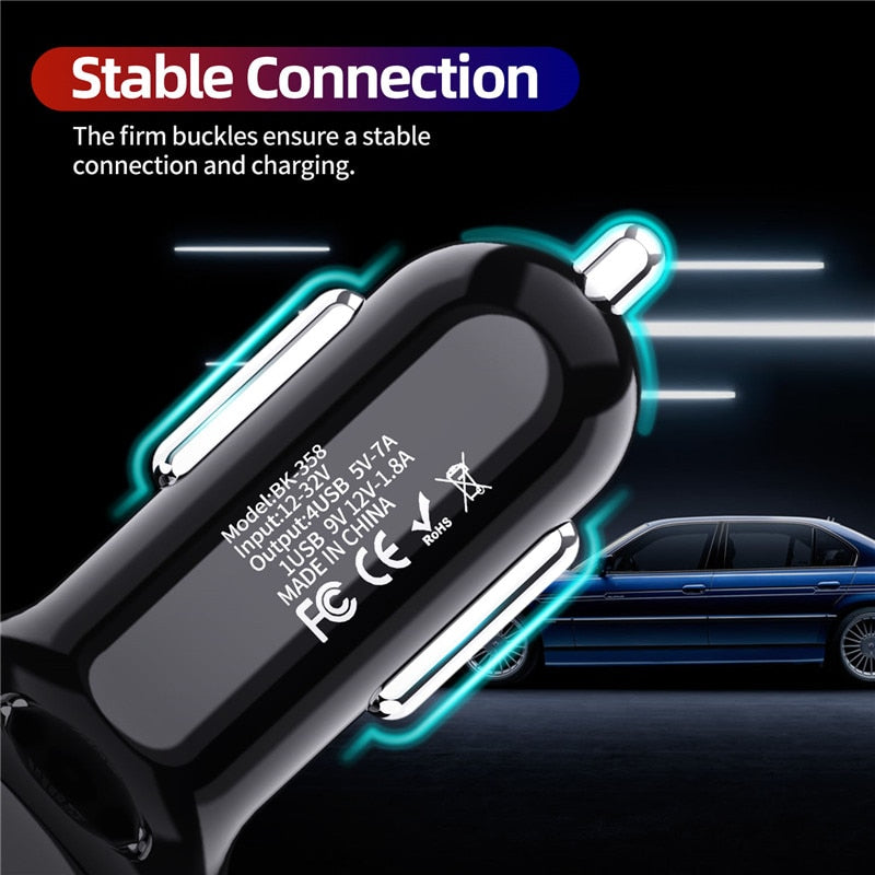 4 Ports USB Car Charge