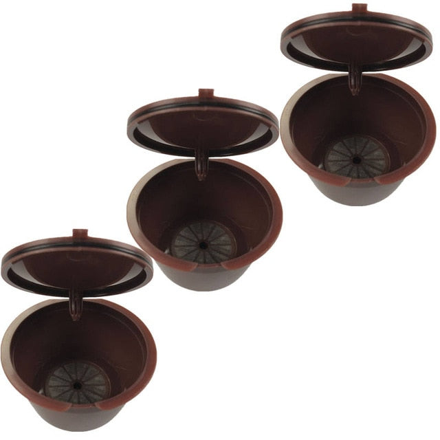 3pcs/Set Refillable Coffee Capsule