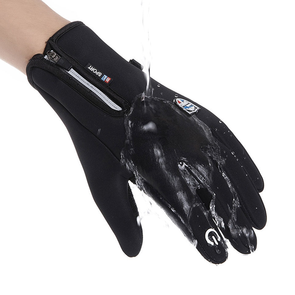 New Warm Winter Ice Fishing Gloves with Waterproof Coating