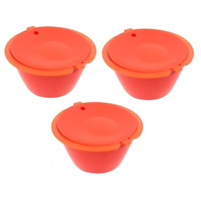 3pcs/Set Refillable Coffee Capsule