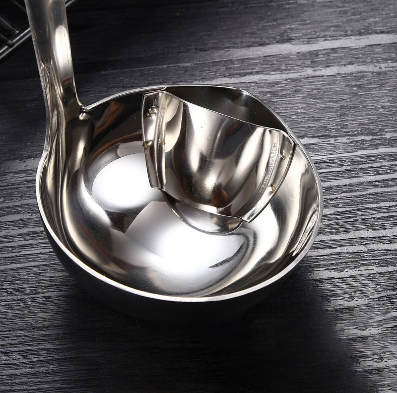 Long Handle Oil Soup Separate Spoon