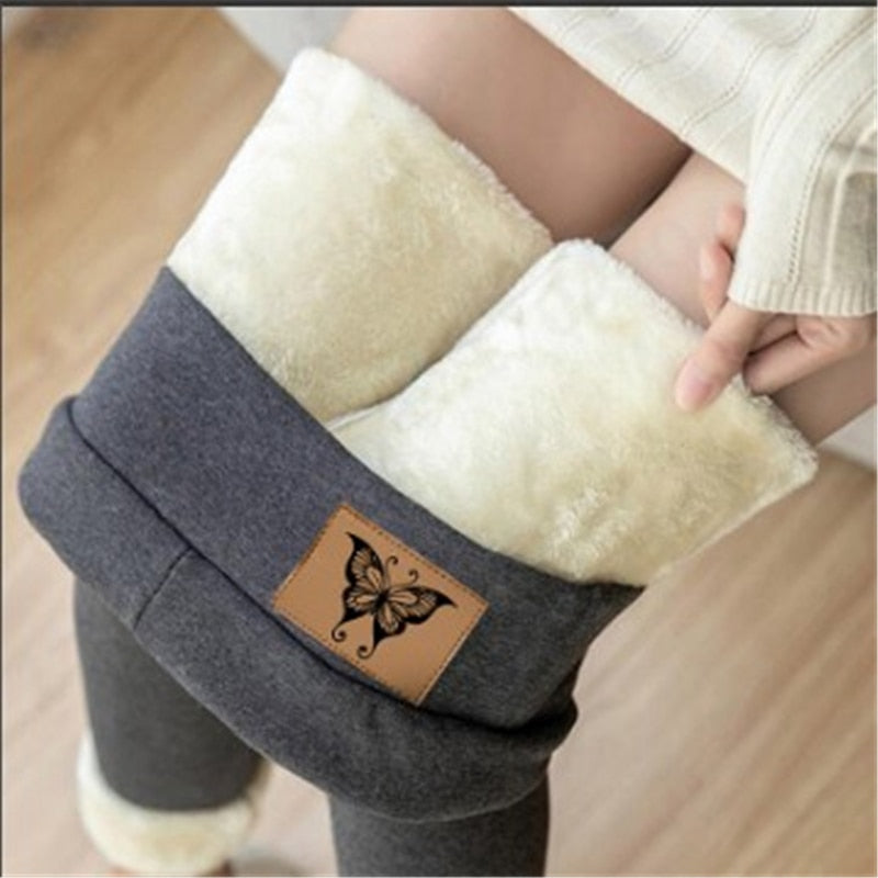 Winter Women Leggings Velvet Warm Pants