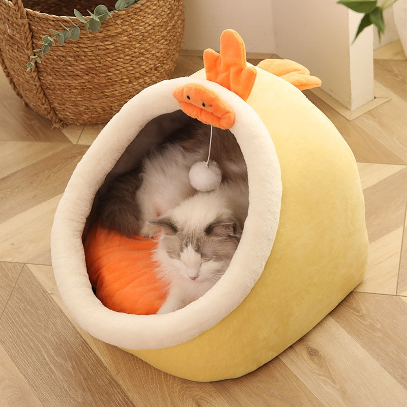 Sweet Cat Bed Cozy Kitten Lounger