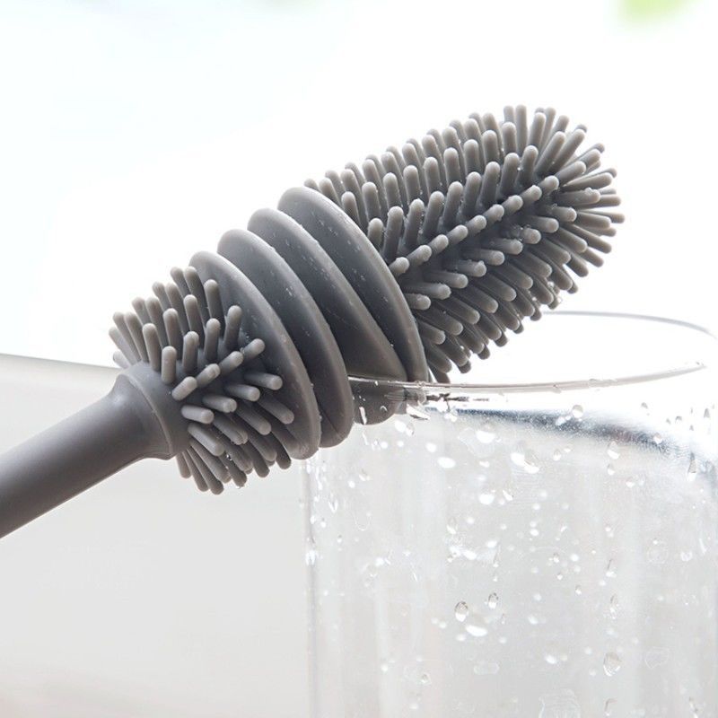 Silicone Brush Cup Scrubber Glass Cleaner