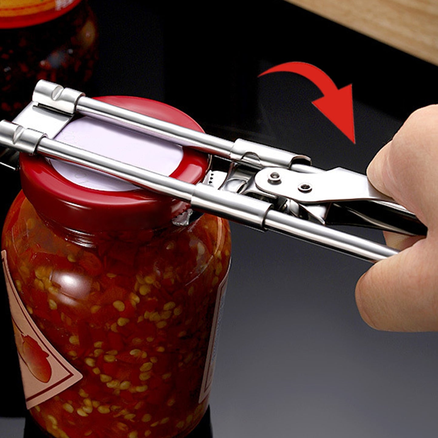 Adjustable Stainless Steel Jar Opener