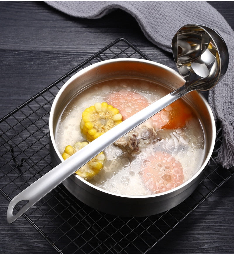 Long Handle Oil Soup Separate Spoon