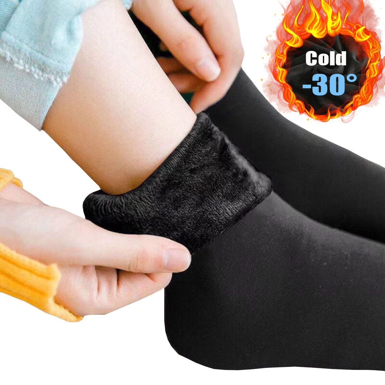 New Velvet Women Winter Warm Thermal Socks