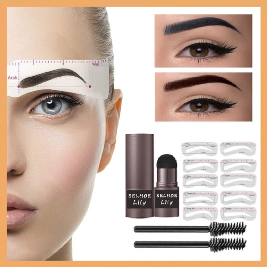 One Step Eyebrow Stamp Shaping Kit Brow Set