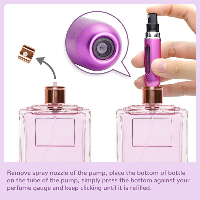 5/8ml Refillable Mini Perfume Bottle Portable