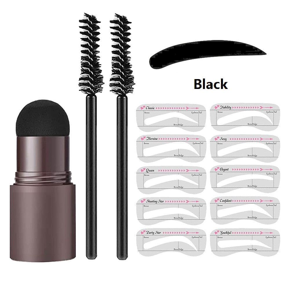 One Step Eyebrow Stamp Shaping Kit Brow Set