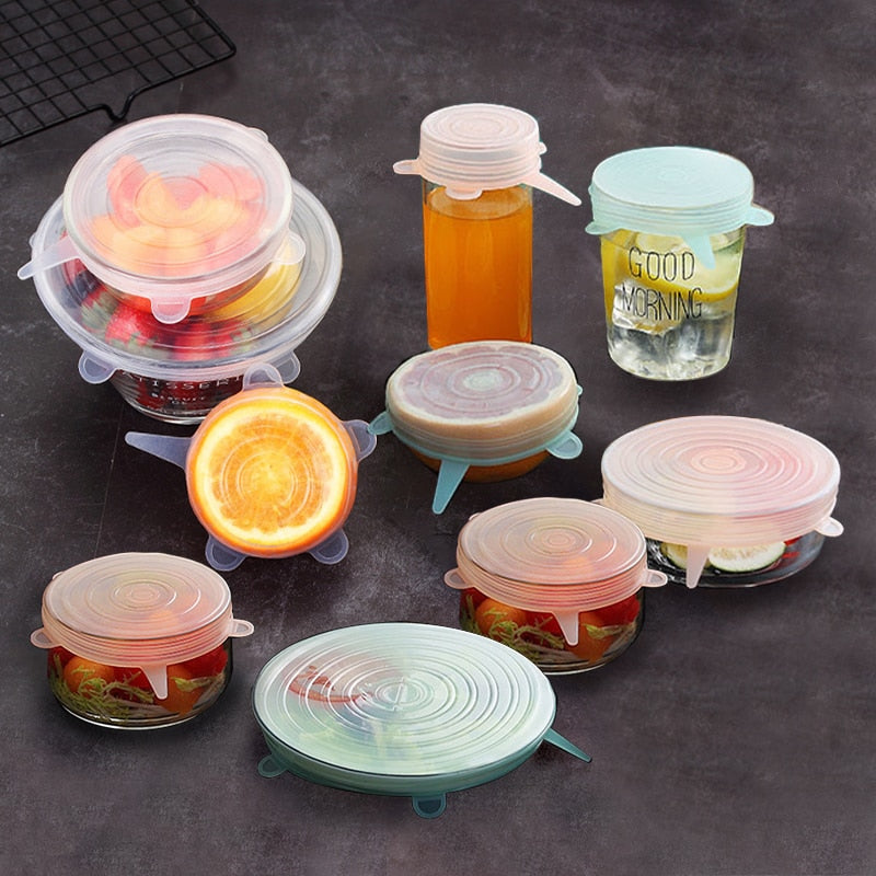 Food Silicone Cover Reusable Silicone Lids