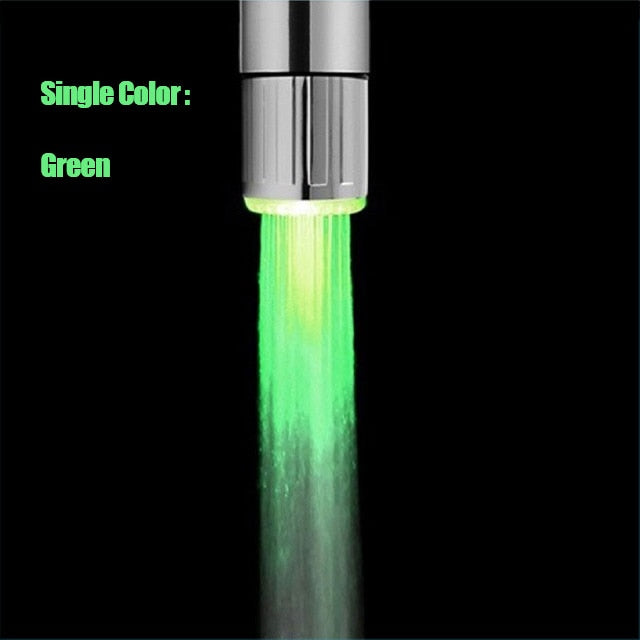 LED Temperature Sensitive 3-Color Light-up Faucet