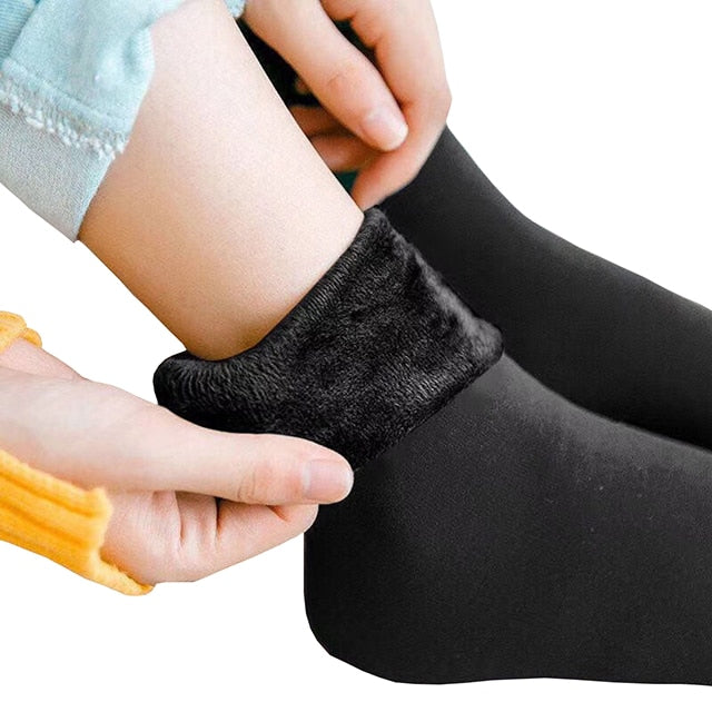 New Velvet Women Winter Warm Thermal Socks